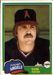 1981 Topps Baseball Cards      601     Don Aase